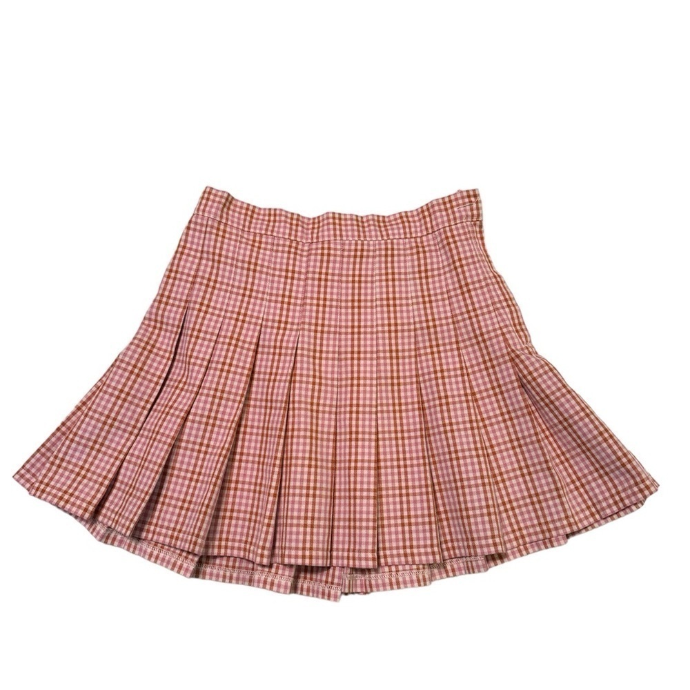 Aerie Pleated Skirt Plaid Womens Size Small